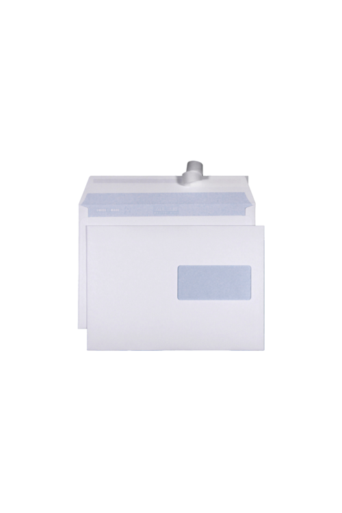 Mettler Laser Couvert C5 Fenster rechts Haftklebe weiss 100g – 500 Stück