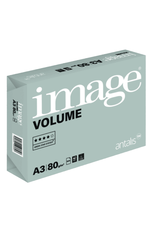 Image Volume, A3, hochweiss, 80 g/m2 – 1/2 Palette