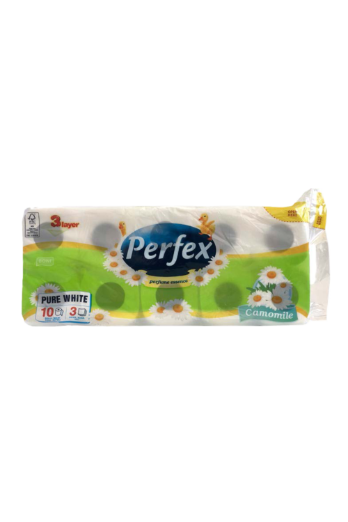 Perfex 8+2 Kamille, 3-lagig, Zellstoff, 1 Palette