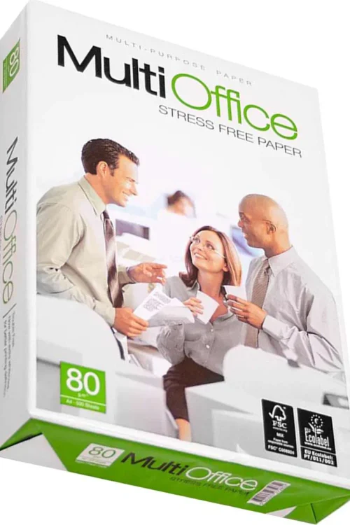 Multi Office Stress Free, A4, hochweiss, 80g/m2, 1 Palette